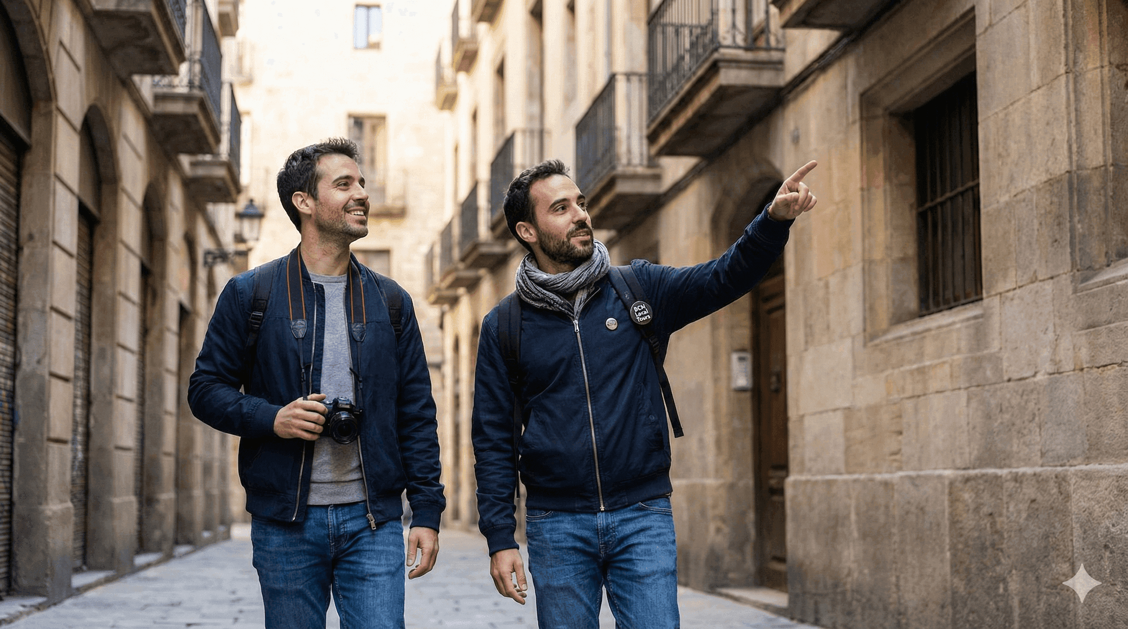 LGBTQ+ travelers experiencing the city with a local guide