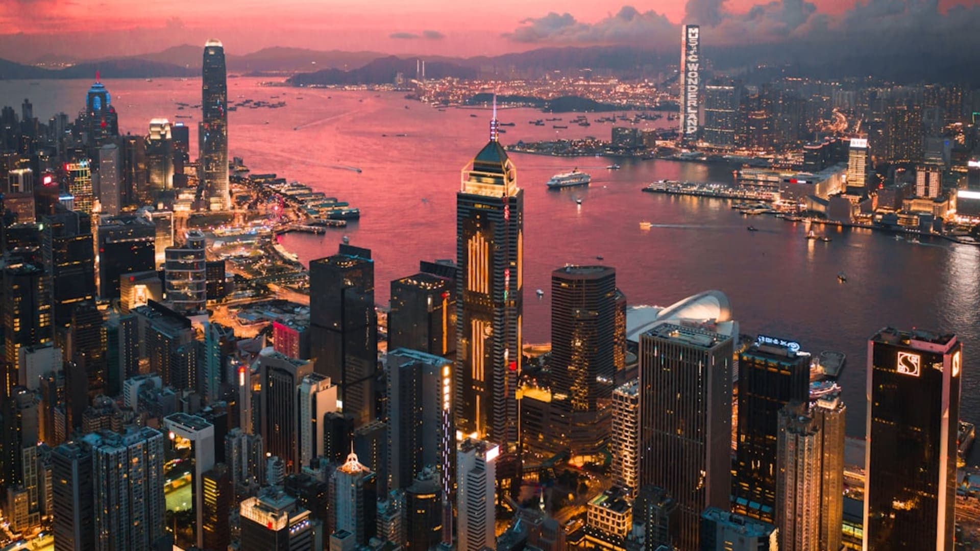 Hong Kong S.A.R. city skyline