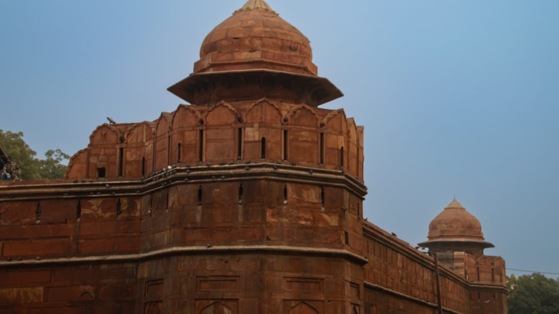 Delhi city skyline