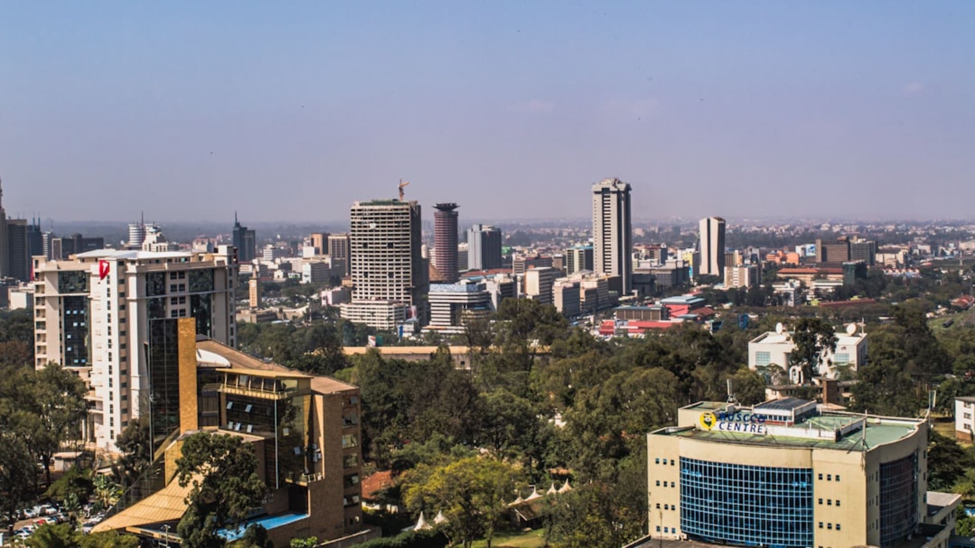 Nairobi city skyline