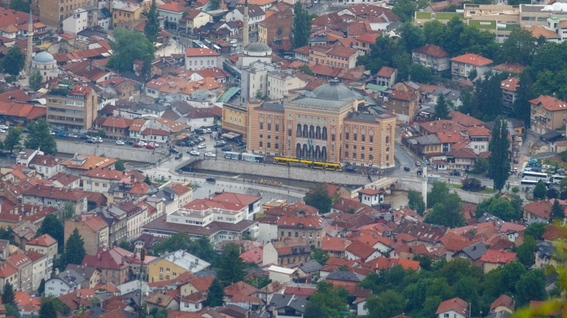 Sarajevo city skyline