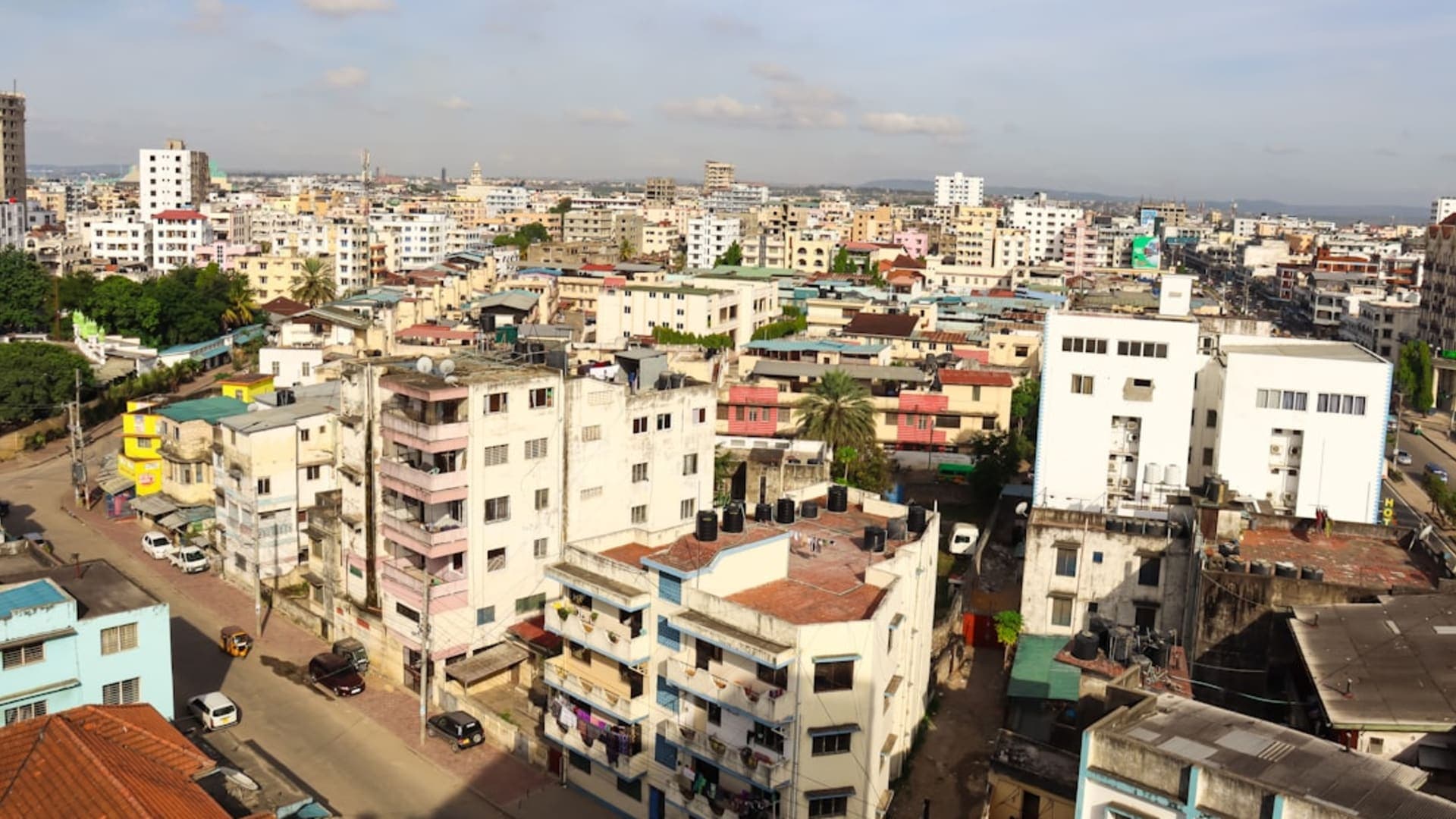 Mombasa city skyline