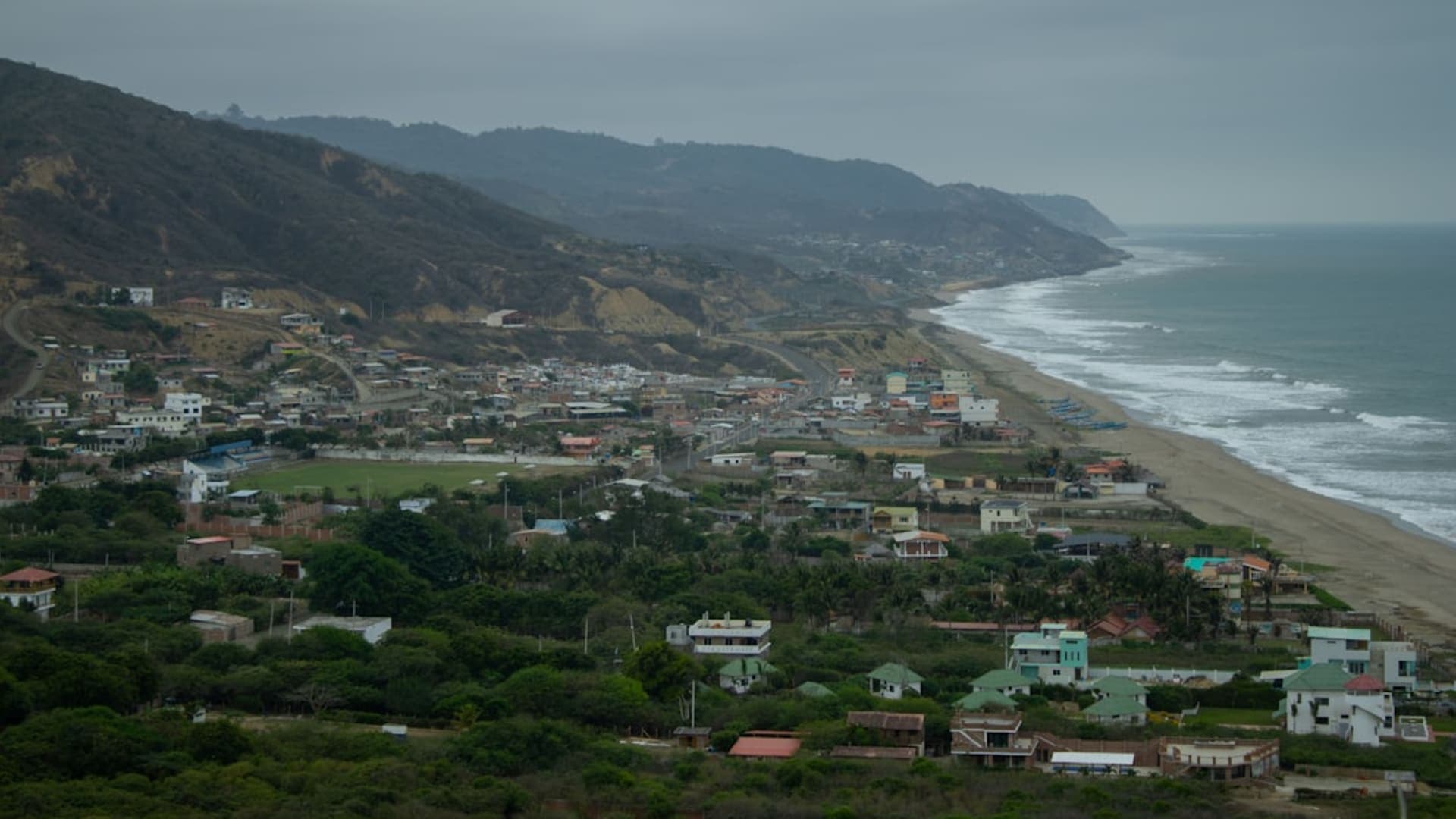 Puerto Baquerizo Moreno city skyline
