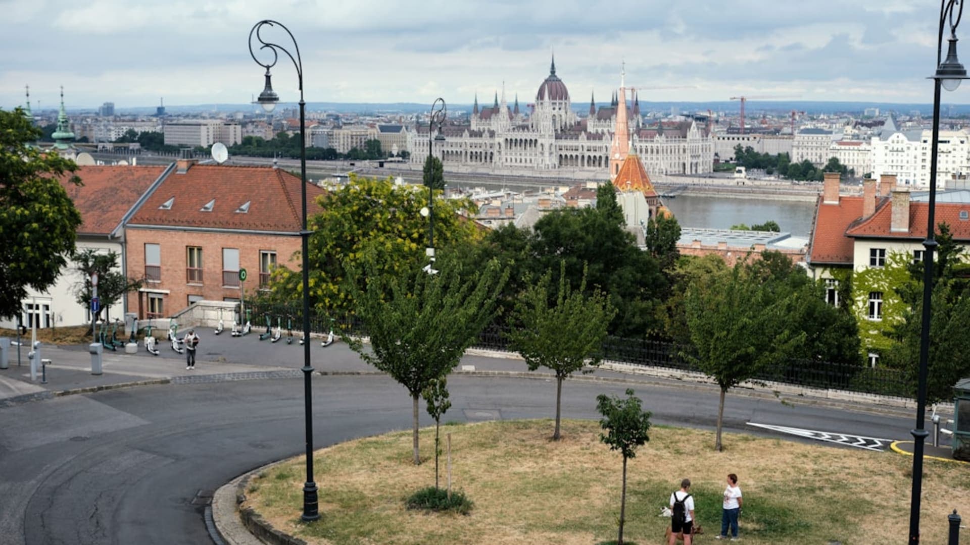 Budapest city skyline