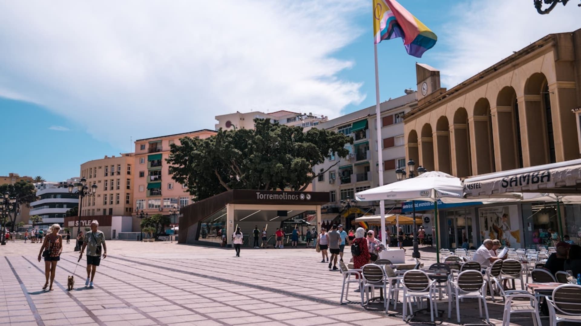 Torremolinos city skyline