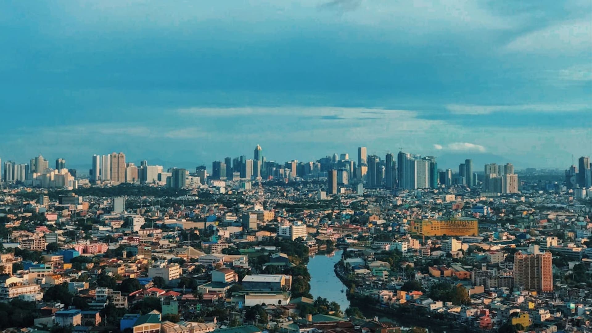 Manila city skyline