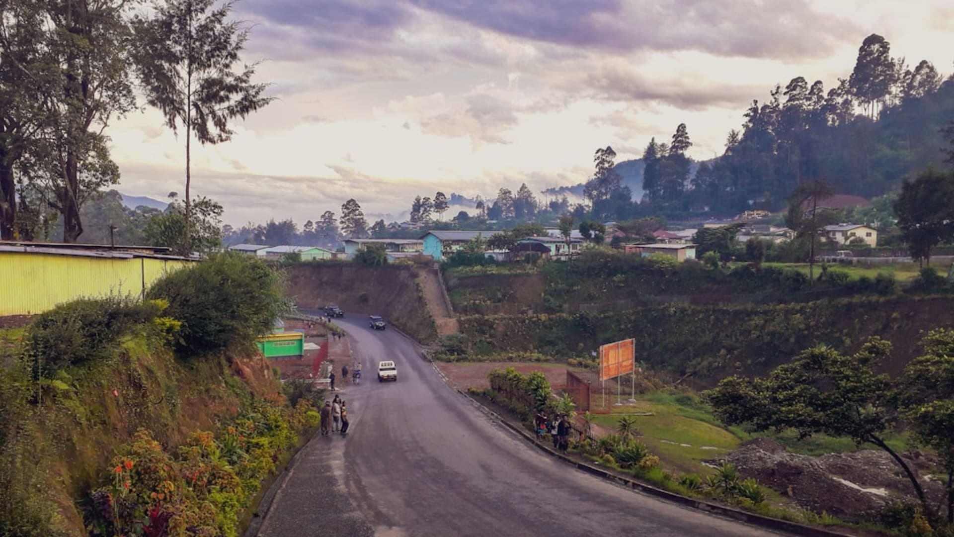 Goroka city skyline