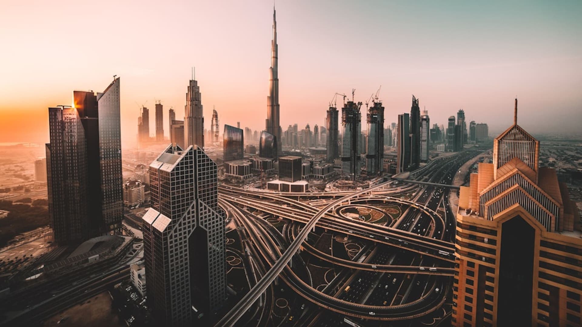 Dubai city skyline