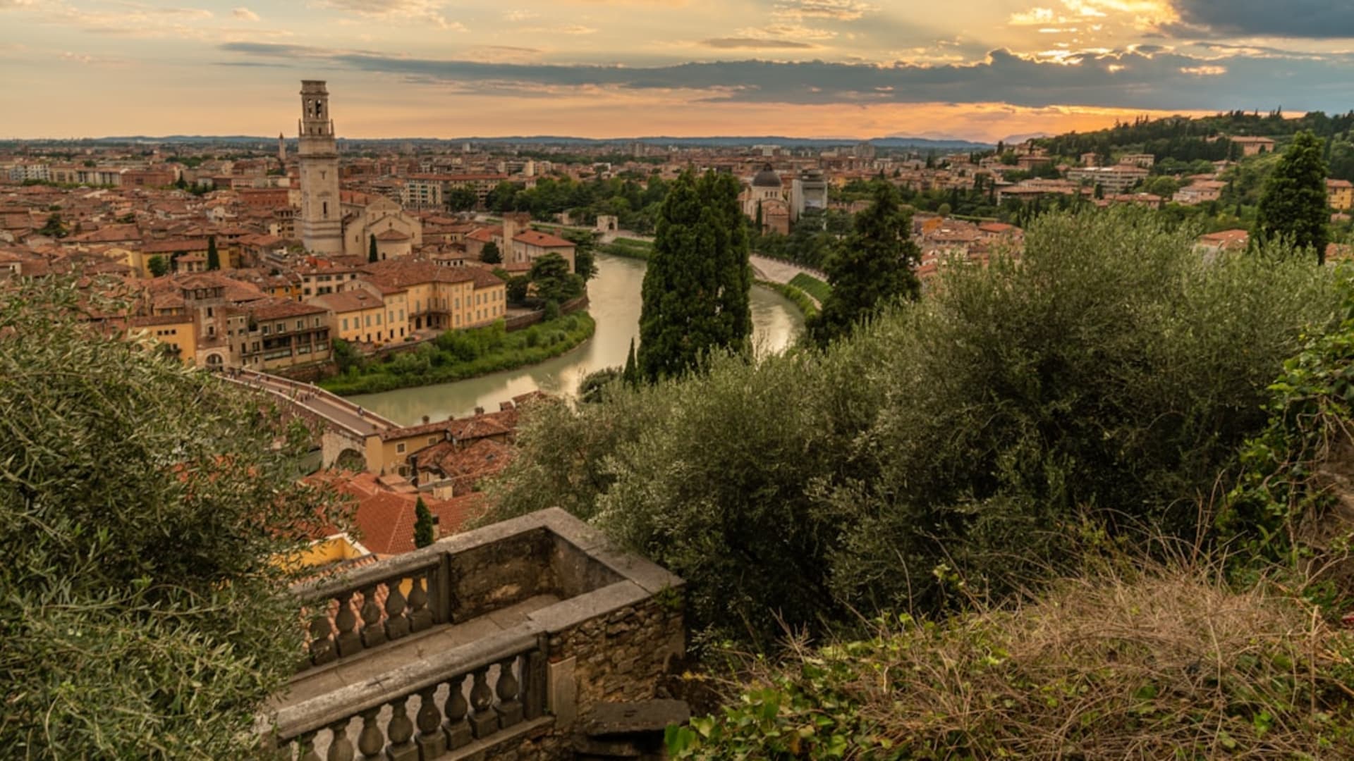 Volterra city skyline