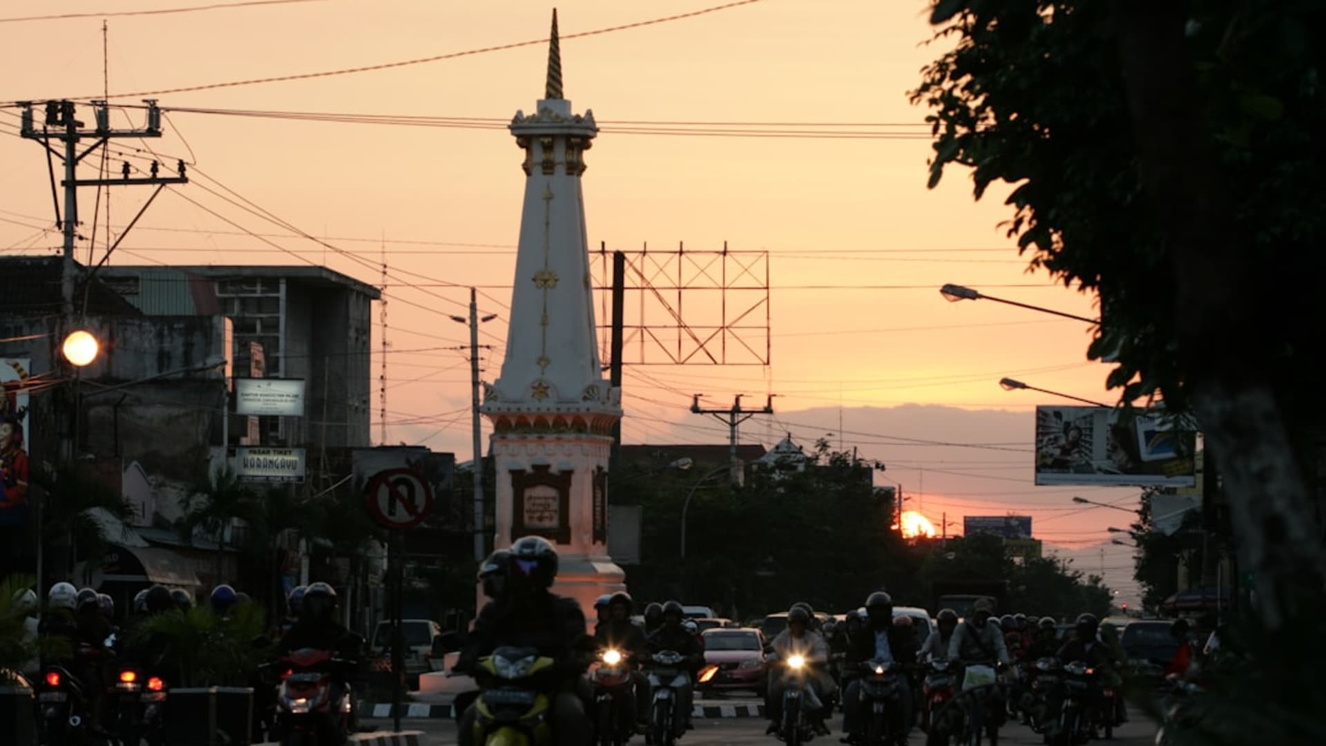 Yogyakarta city skyline