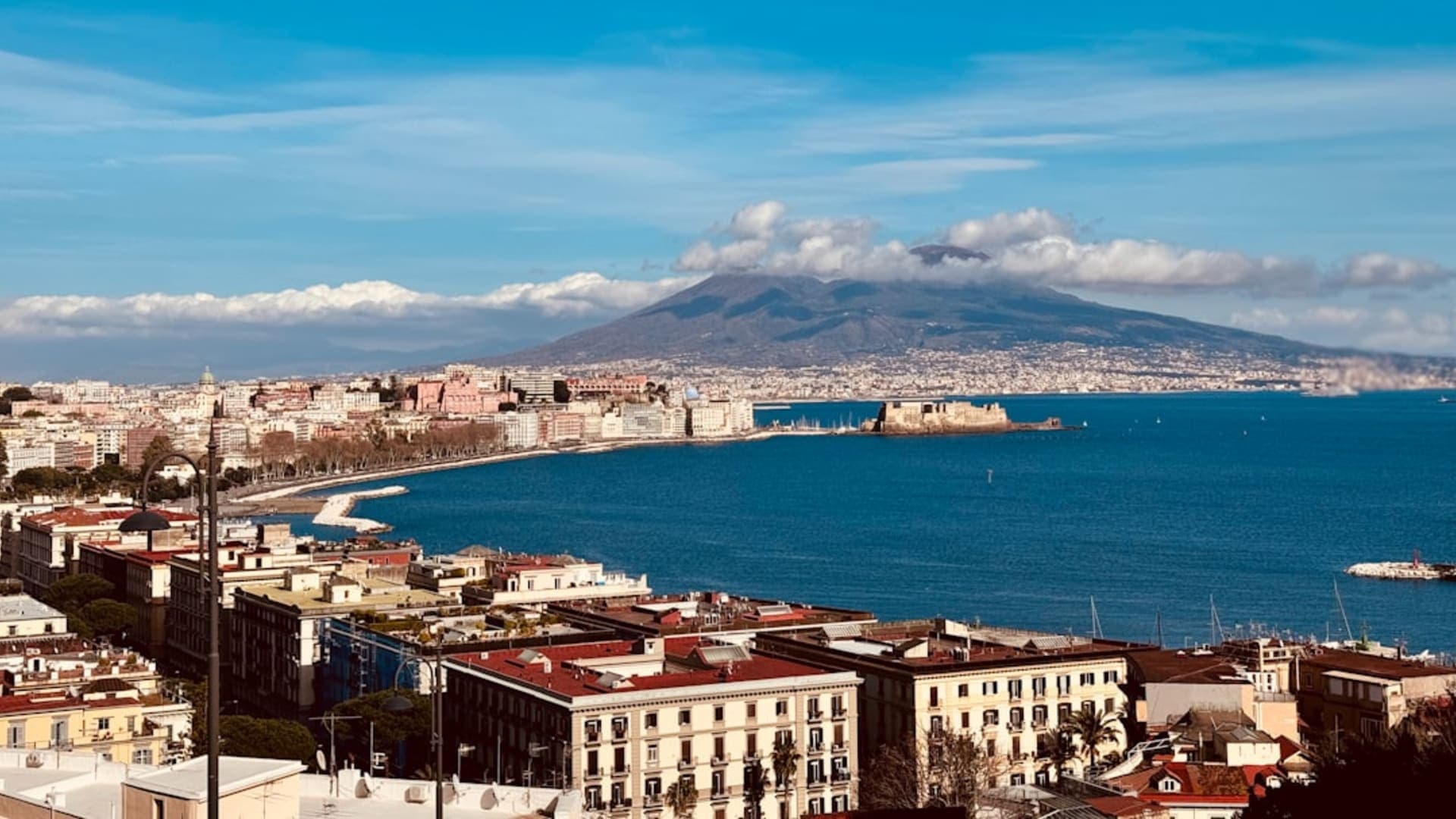 Naples city skyline