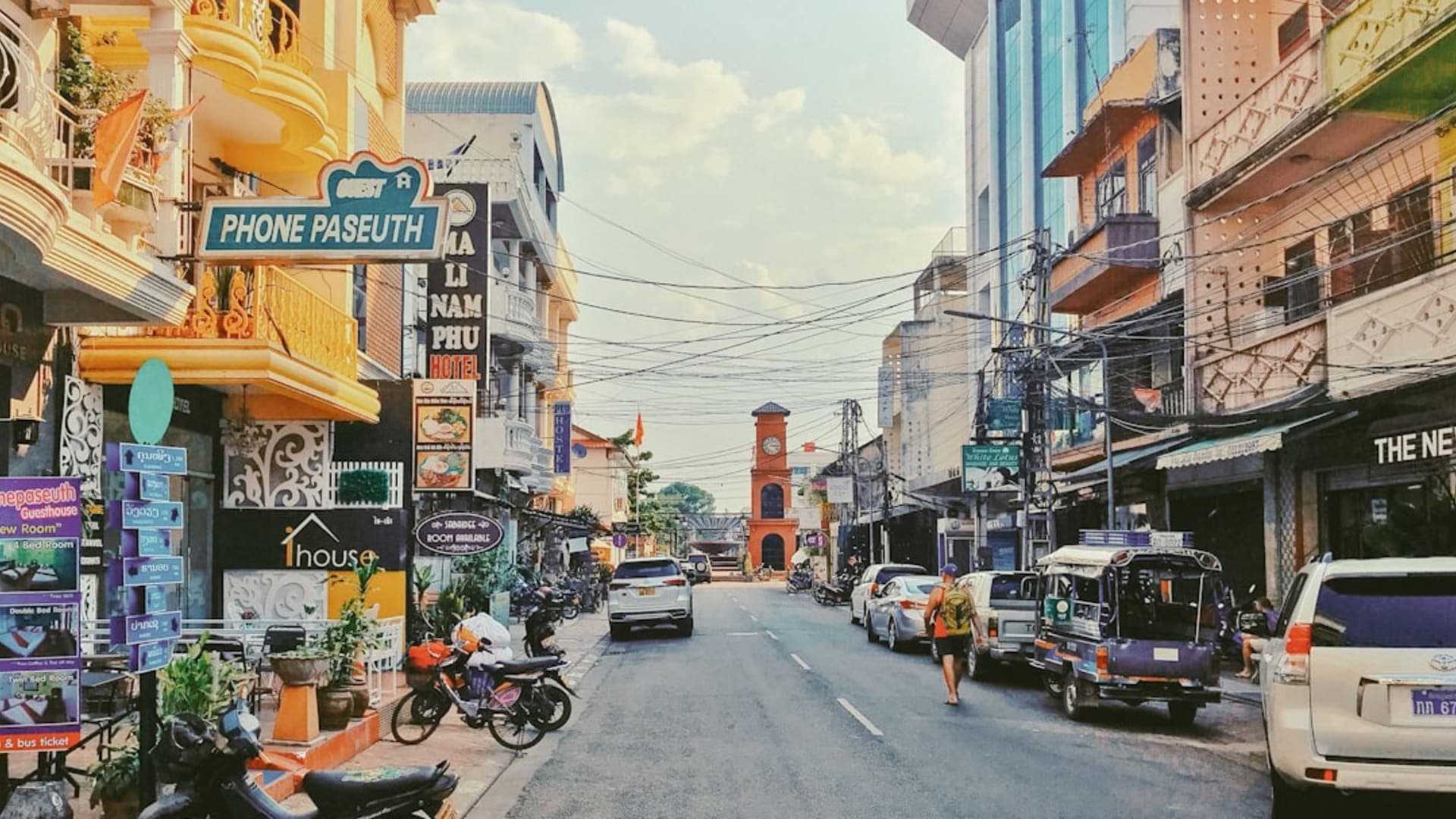 Vientiane city skyline