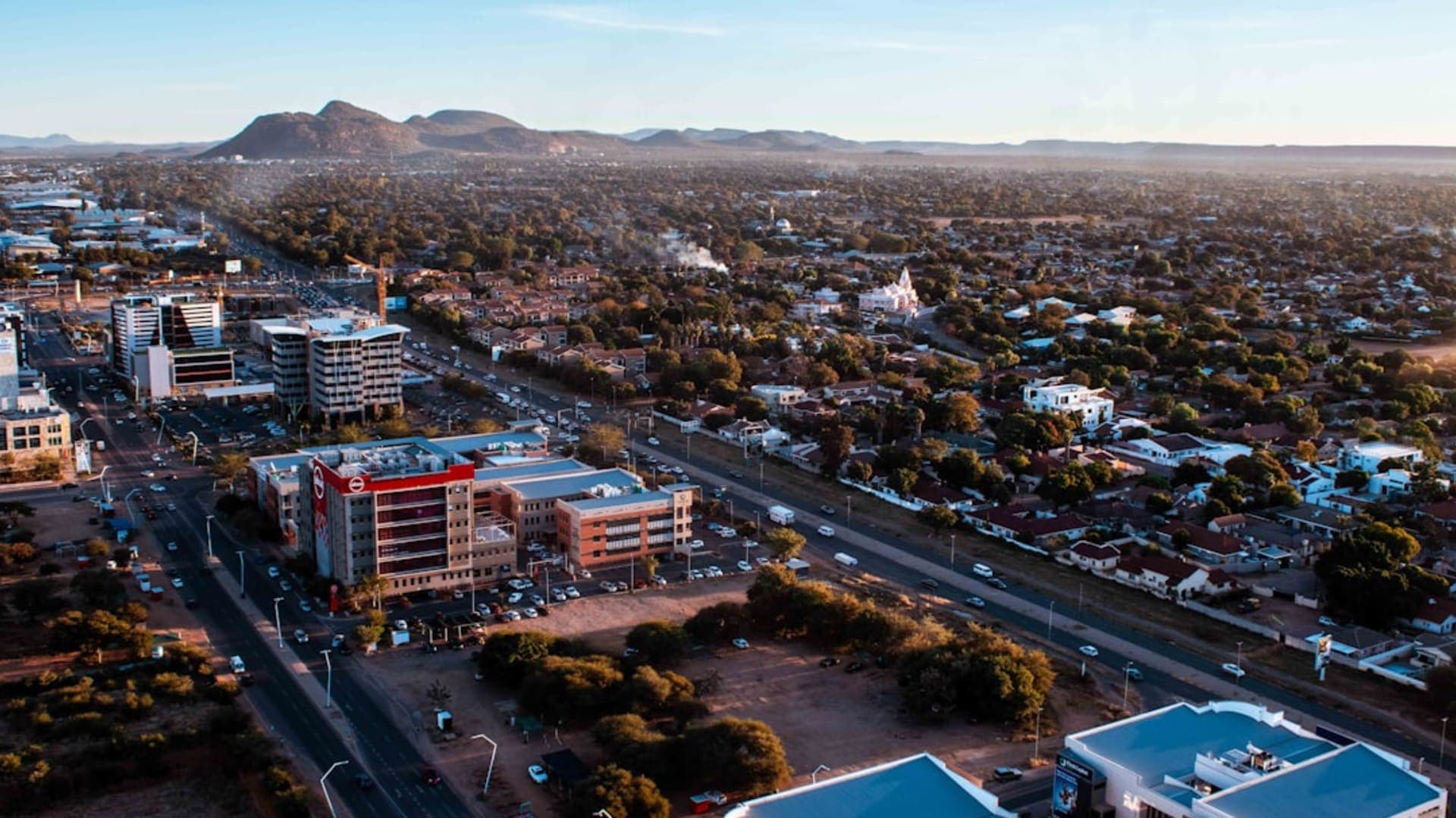 Gaborone city skyline
