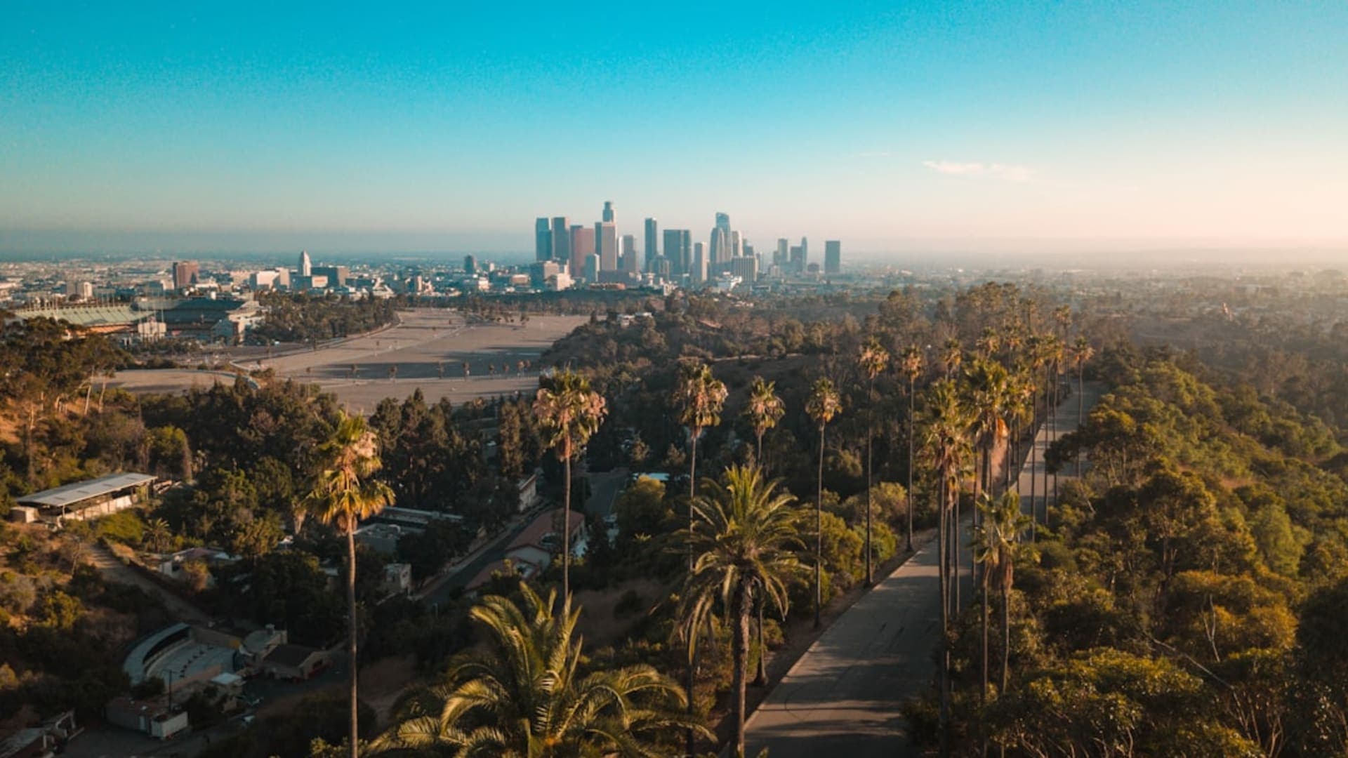 Los Angeles city skyline