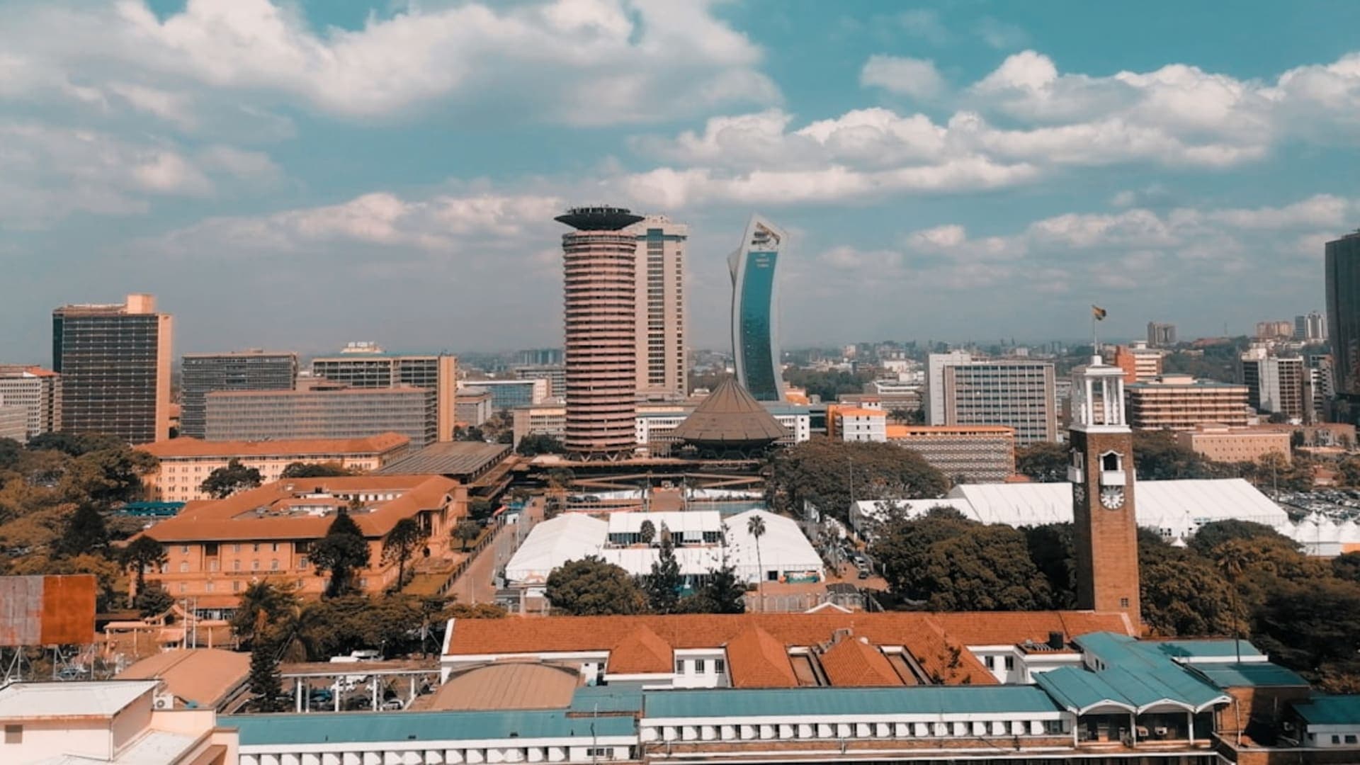Abomey city skyline