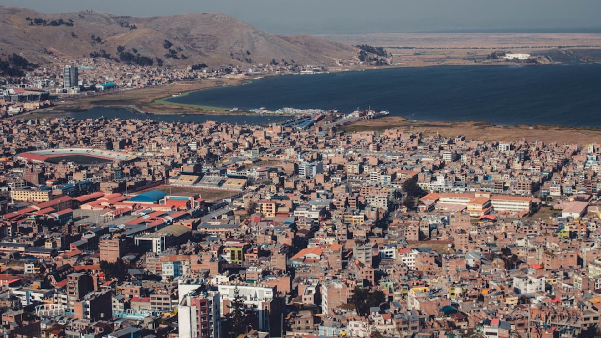 Puno city skyline