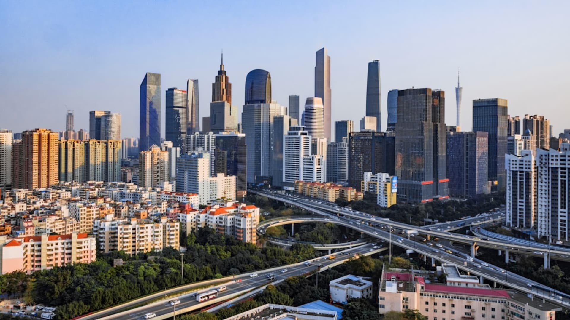 Guangzhou city skyline
