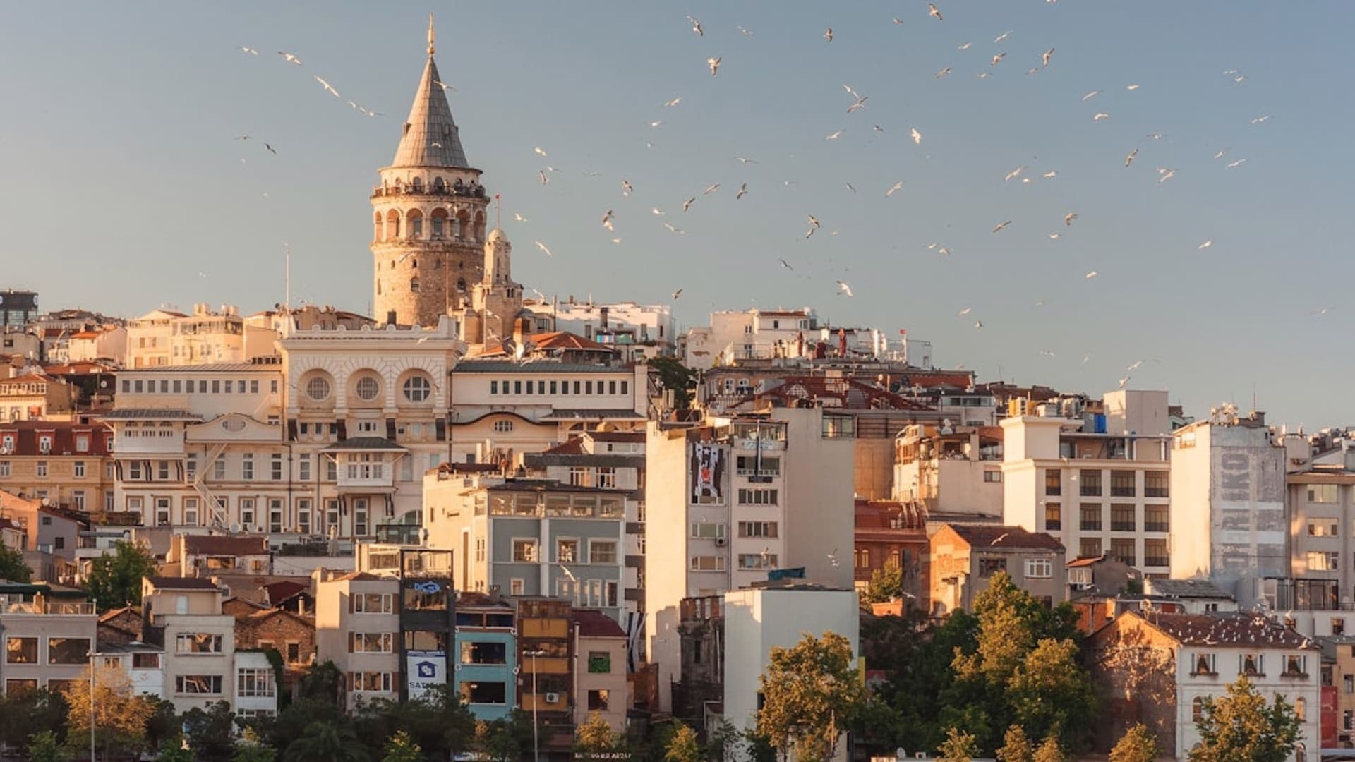 Istanbul city skyline
