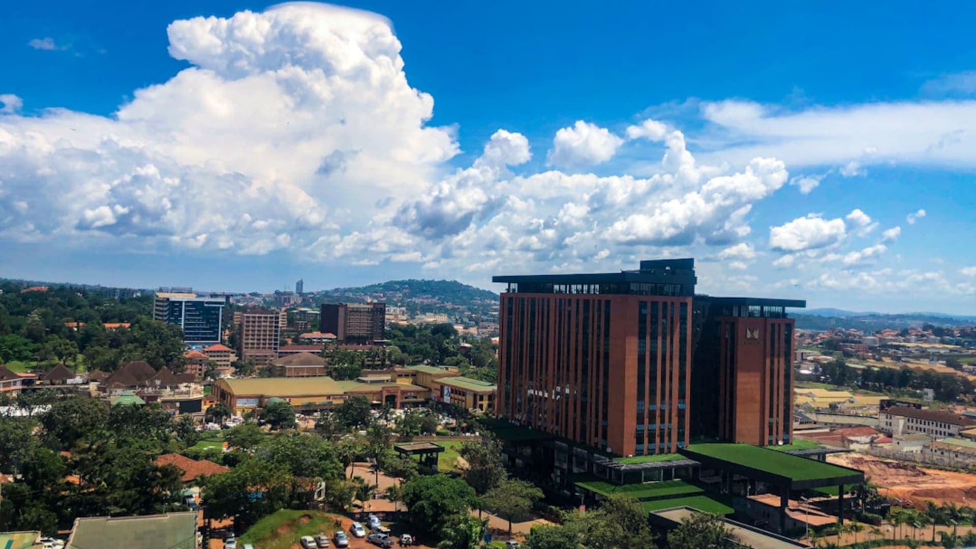 Kampala city skyline
