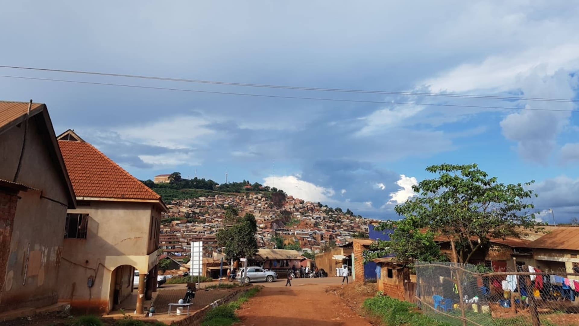 Entebbe city skyline