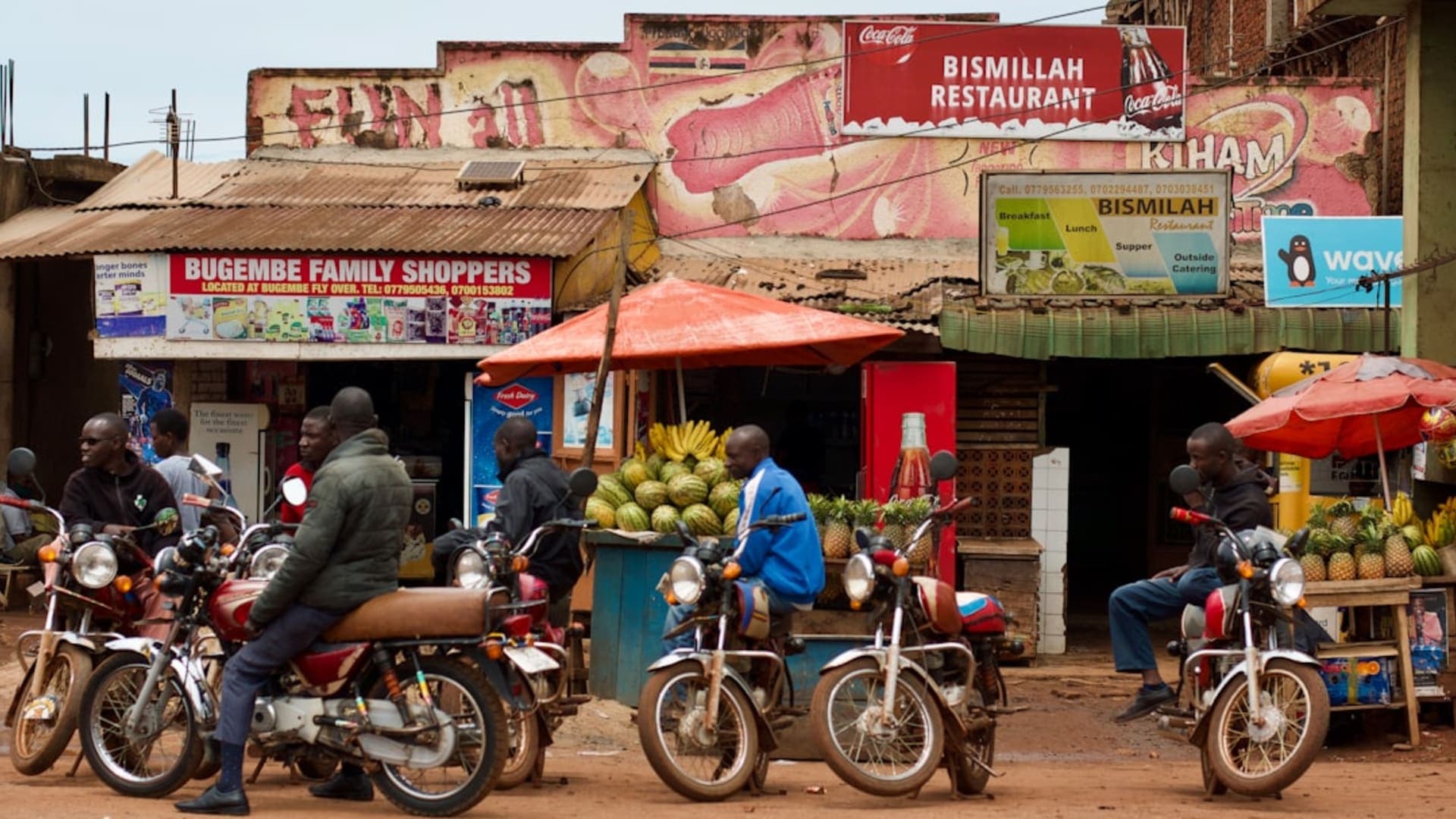 Jinja city skyline