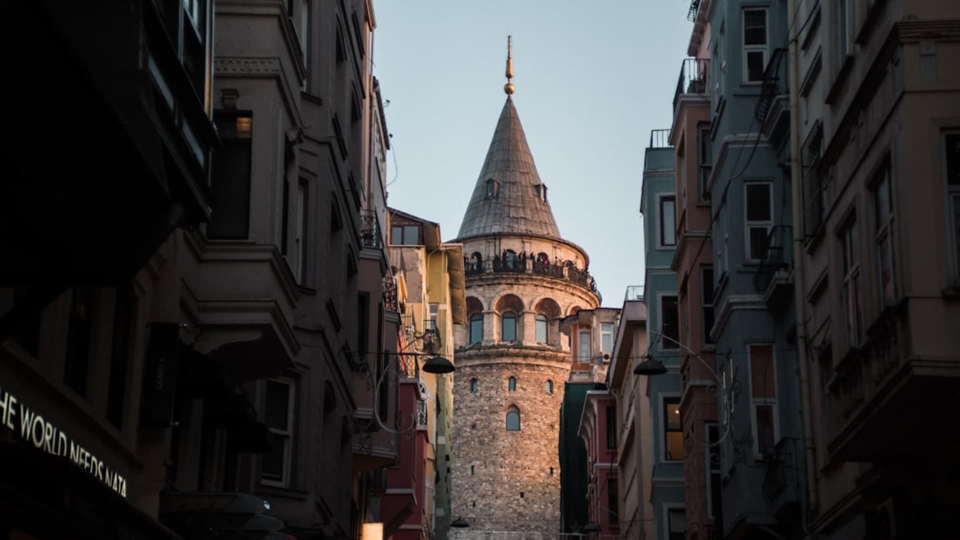Beyoğlu city skyline