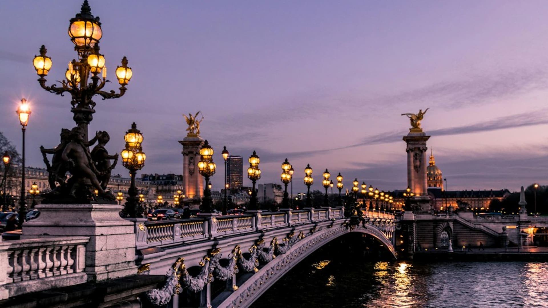 Paris city skyline