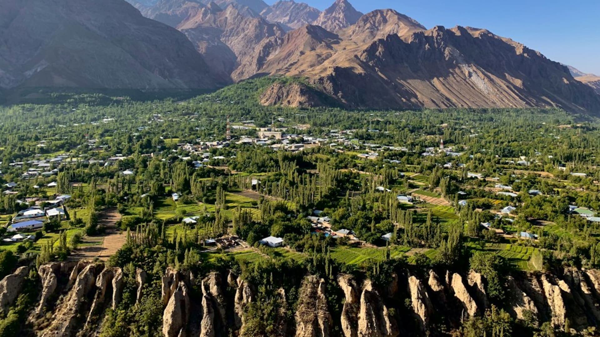 Chitral city skyline