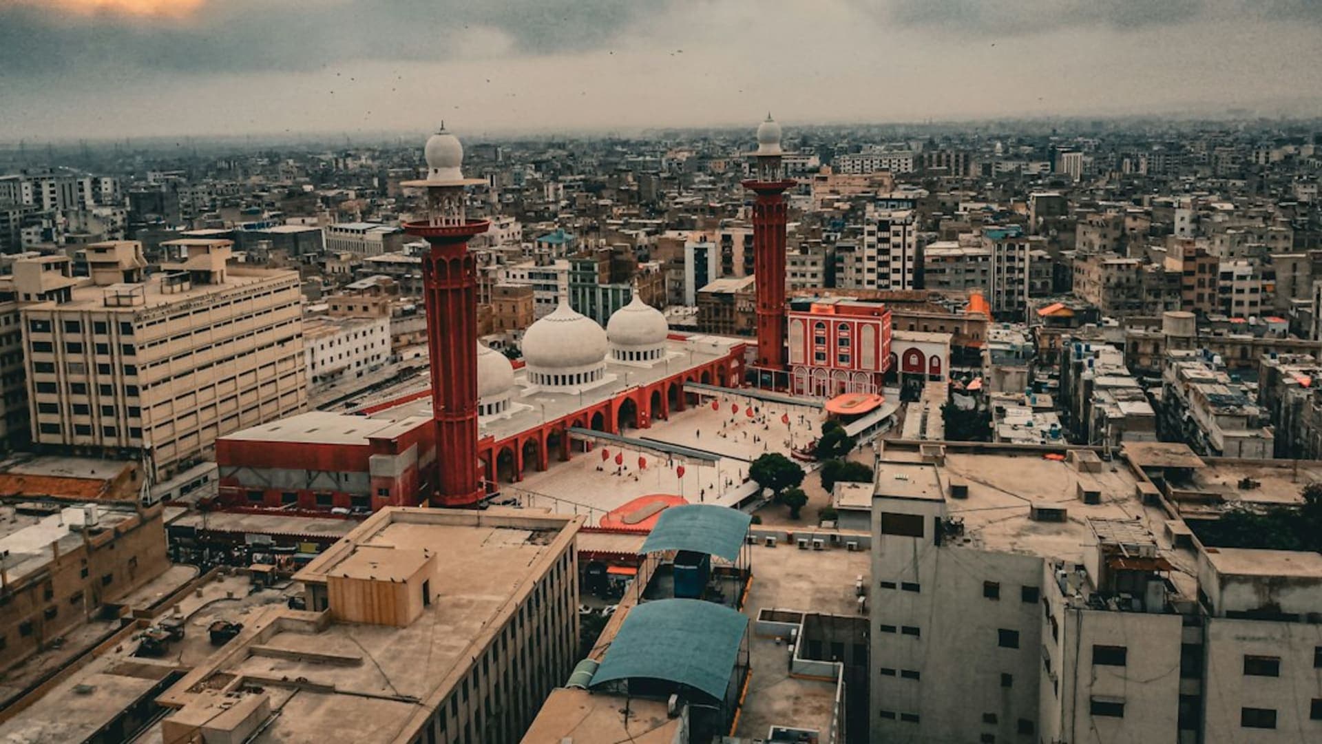 Karachi city skyline