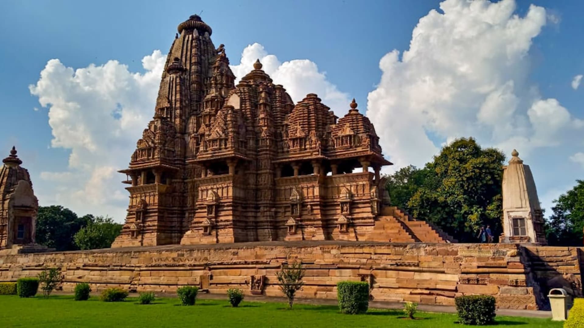 Khajuraho Group of Monuments city skyline