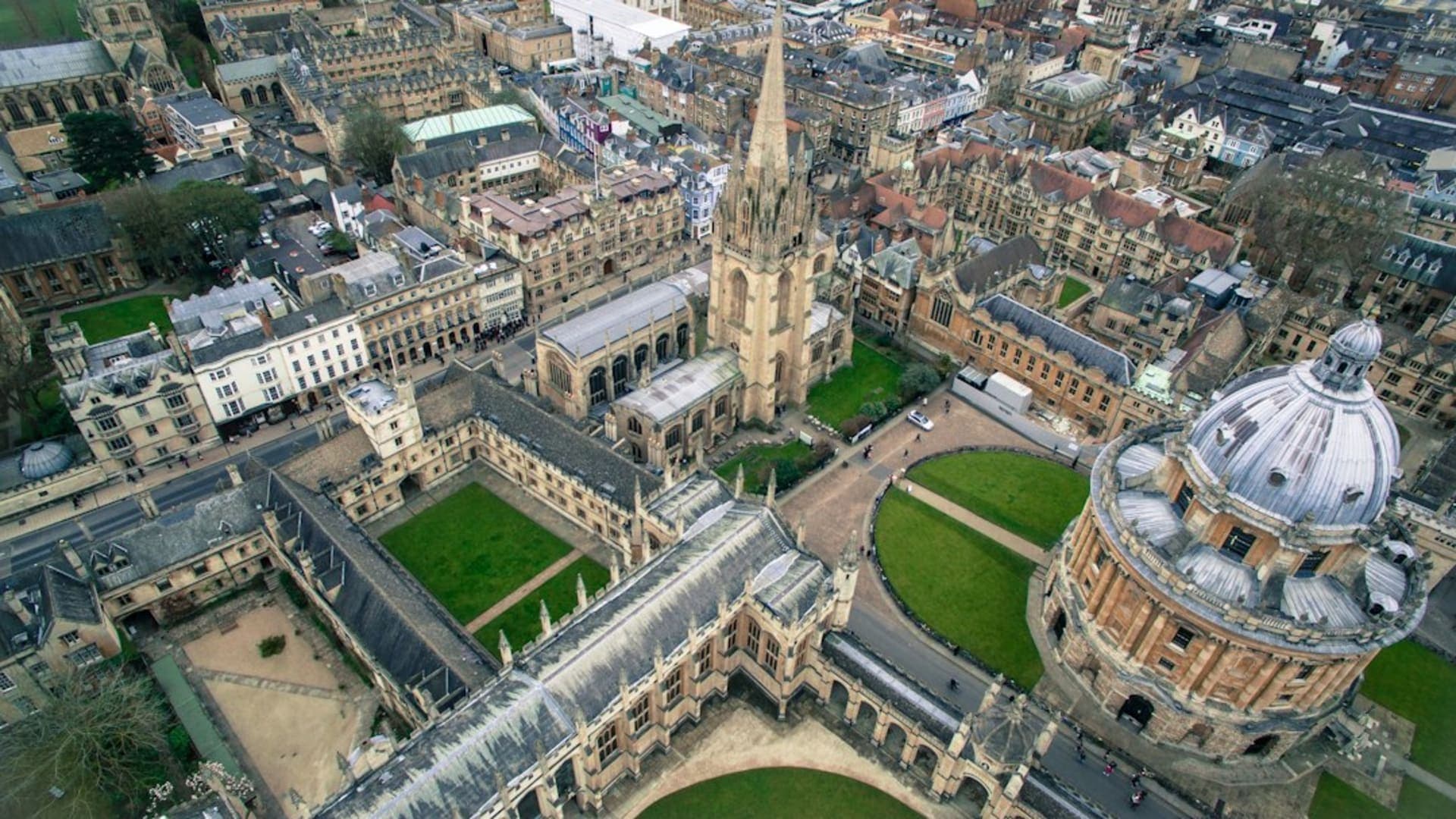 Oxford city skyline