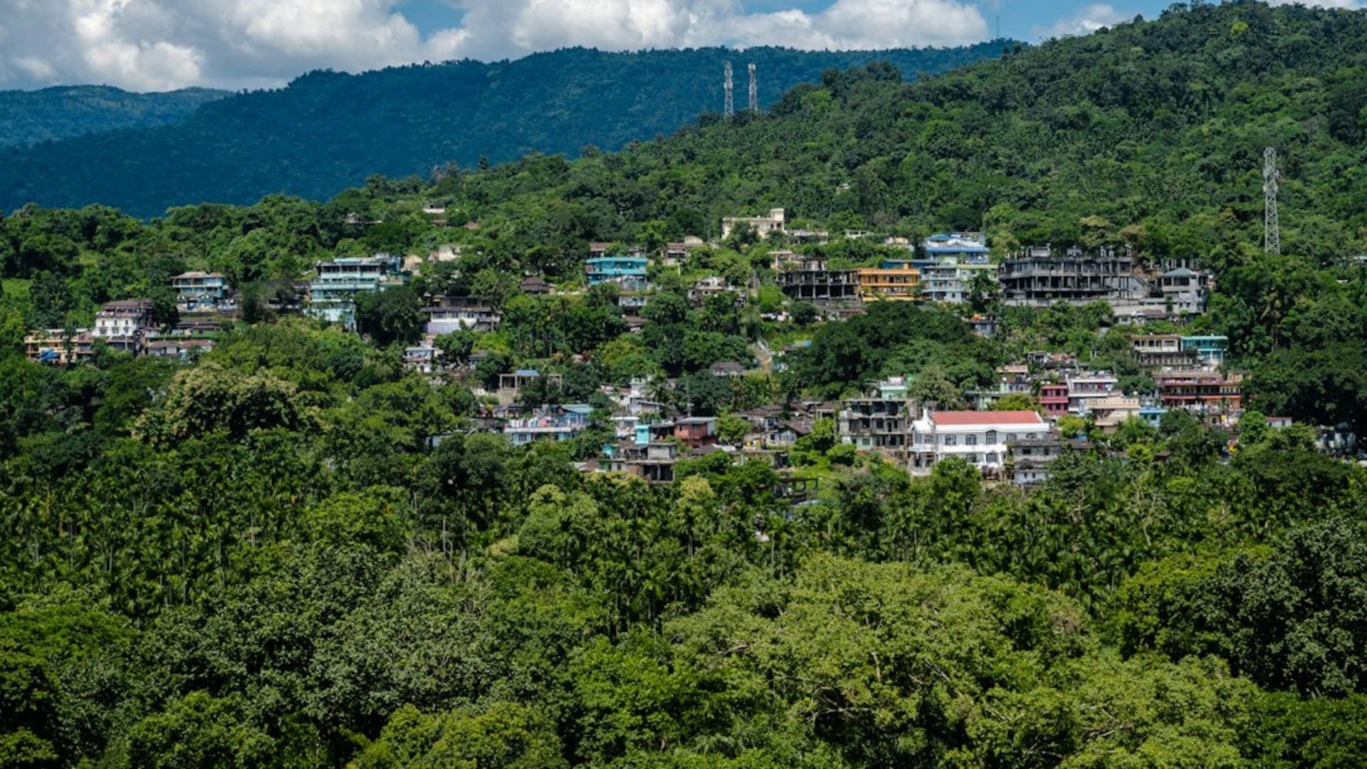 Sylhet city skyline